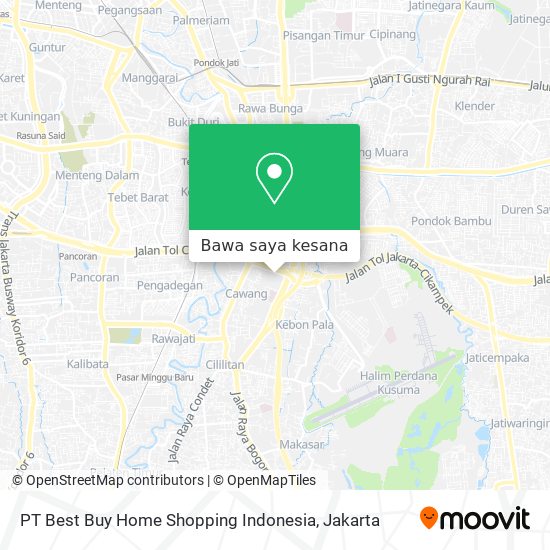 Peta PT Best Buy Home Shopping Indonesia