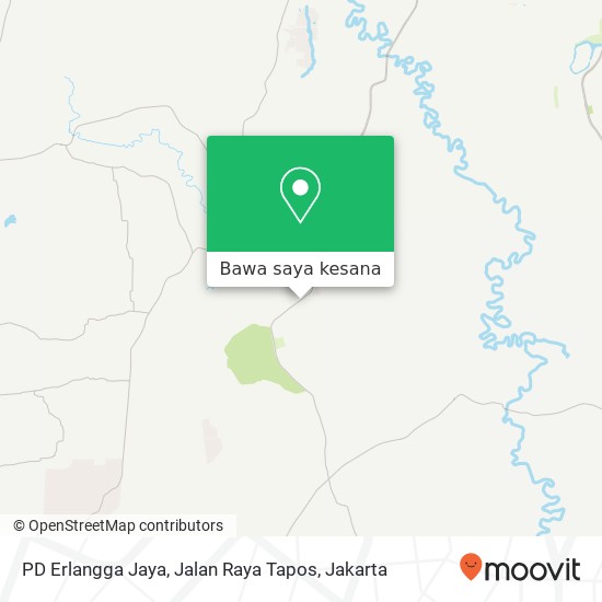 Peta PD Erlangga Jaya, Jalan Raya Tapos