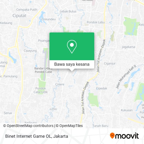 Peta Binet Internet Game OL