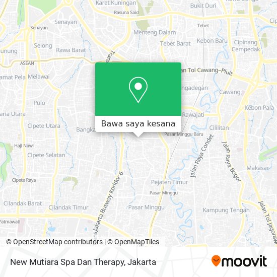 Peta New Mutiara Spa Dan Therapy