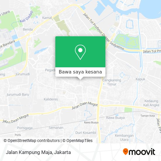 Peta Jalan Kampung Maja