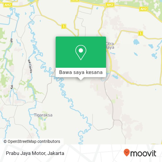 Peta Prabu Jaya Motor