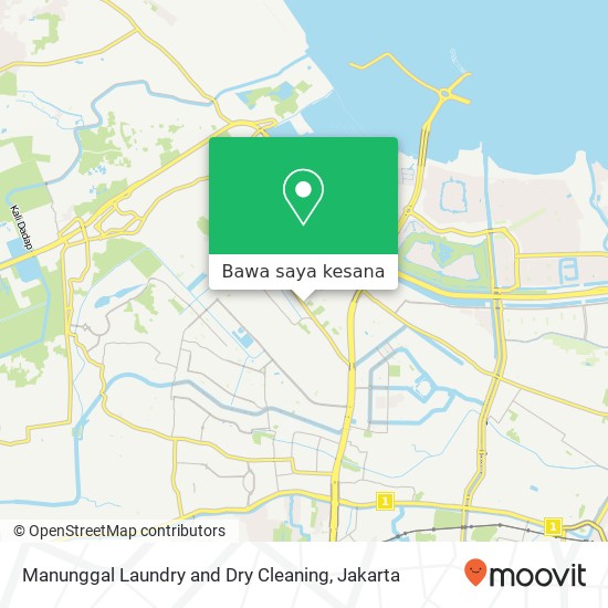 Peta Manunggal Laundry and Dry Cleaning, Jalan Kamal Raya Cengkareng