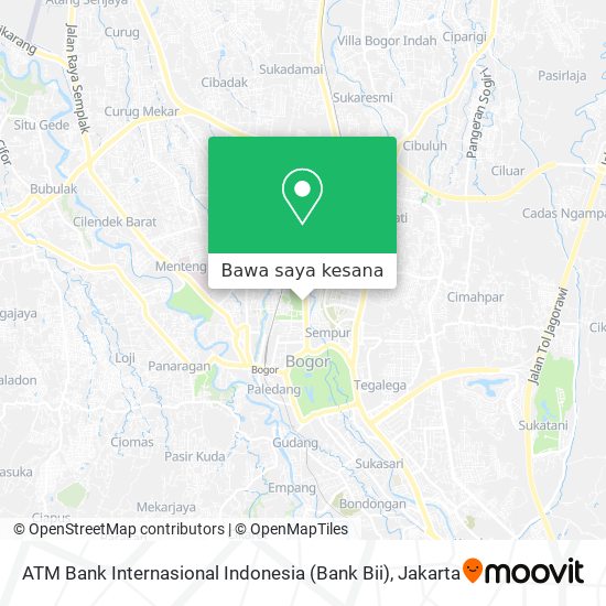 Peta ATM Bank Internasional Indonesia (Bank Bii)