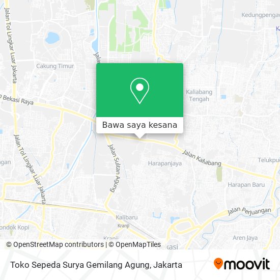 Peta Toko Sepeda Surya Gemilang Agung
