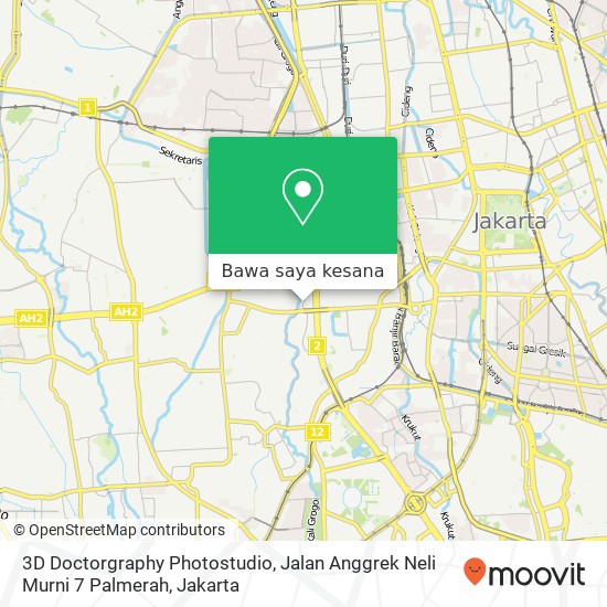 Peta 3D Doctorgraphy Photostudio, Jalan Anggrek Neli Murni 7 Palmerah