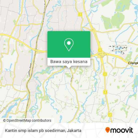 Peta Kantin smp islam pb soedirman