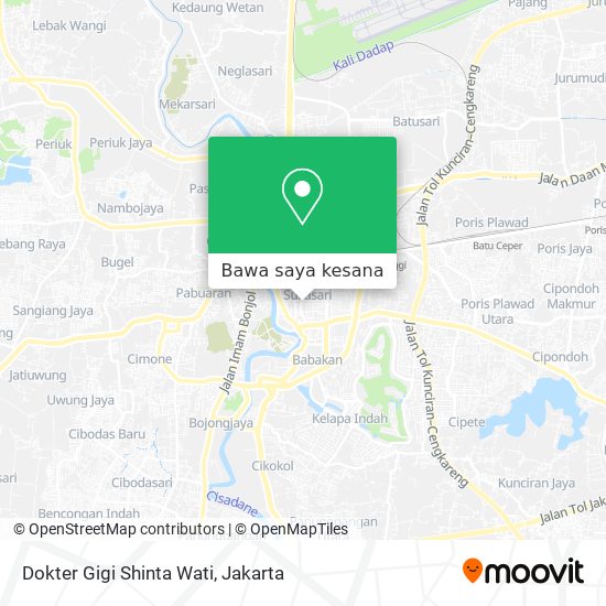 Peta Dokter Gigi Shinta Wati