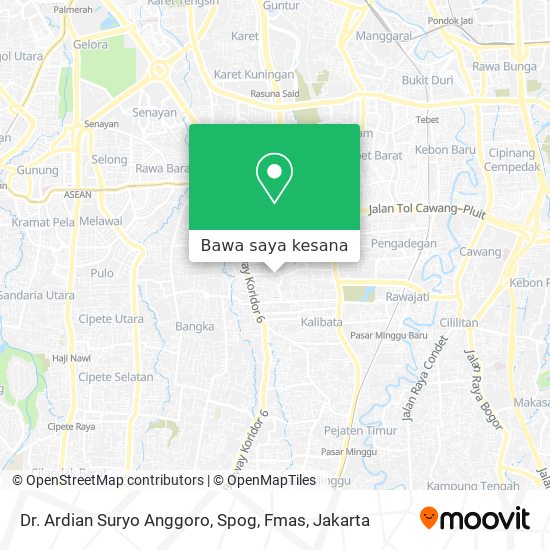Peta Dr. Ardian Suryo Anggoro, Spog, Fmas