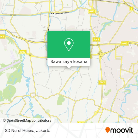 Peta SD Nurul Husna