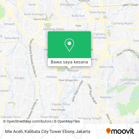 Peta Mie Aceh, Kalibata City Tower Ebony