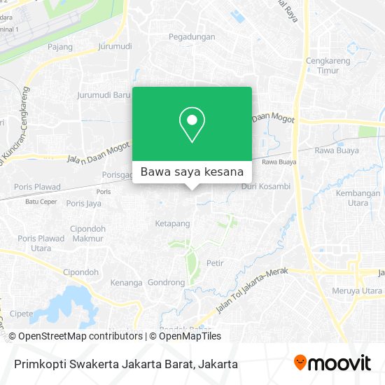 Peta Primkopti Swakerta Jakarta Barat