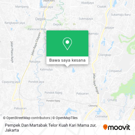 Peta Pempek Dan Martabak Telor Kuah Kari Mama zur