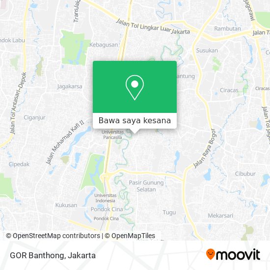 Peta GOR Banthong