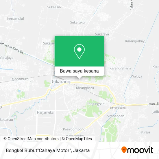 Peta Bengkel Bubut"Cahaya Motor"