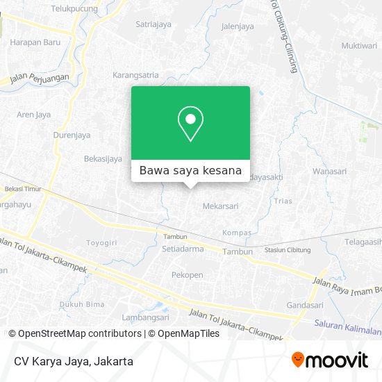 Peta CV Karya Jaya