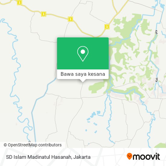 Peta SD Islam Madinatul Hasanah