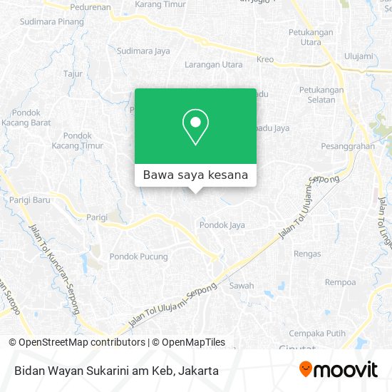 Peta Bidan Wayan Sukarini am Keb