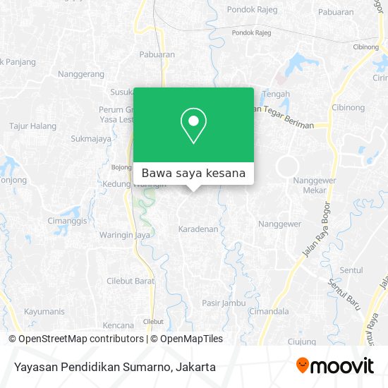 Peta Yayasan Pendidikan Sumarno