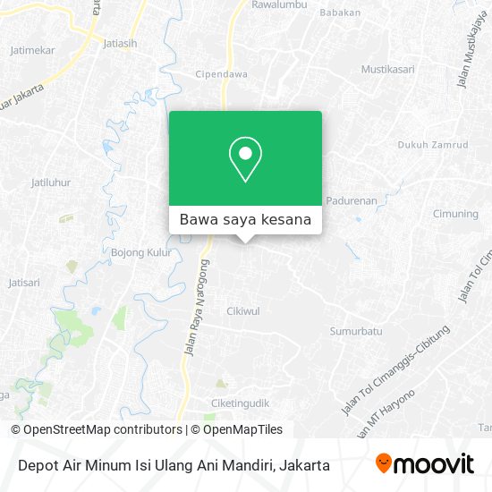 Peta Depot Air Minum Isi Ulang Ani Mandiri