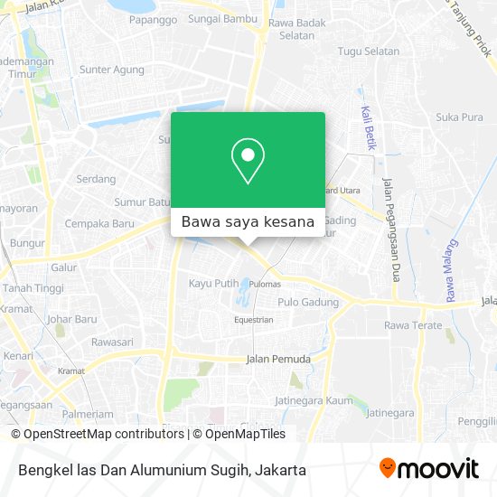 Peta Bengkel las Dan Alumunium Sugih
