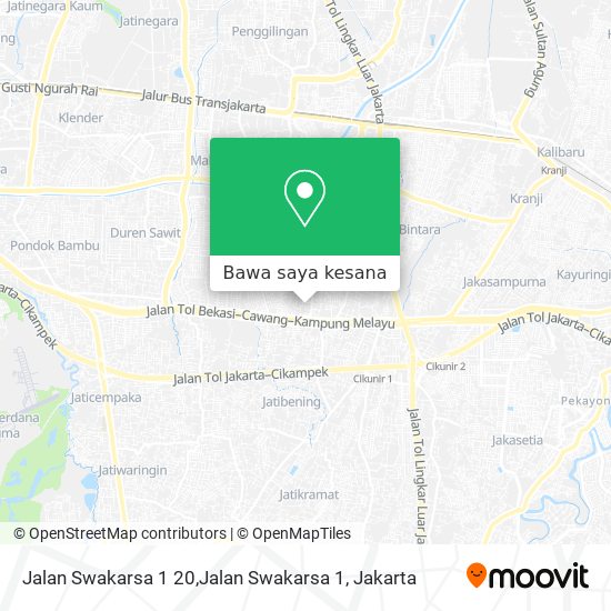 Peta Jalan Swakarsa 1 20,Jalan Swakarsa 1