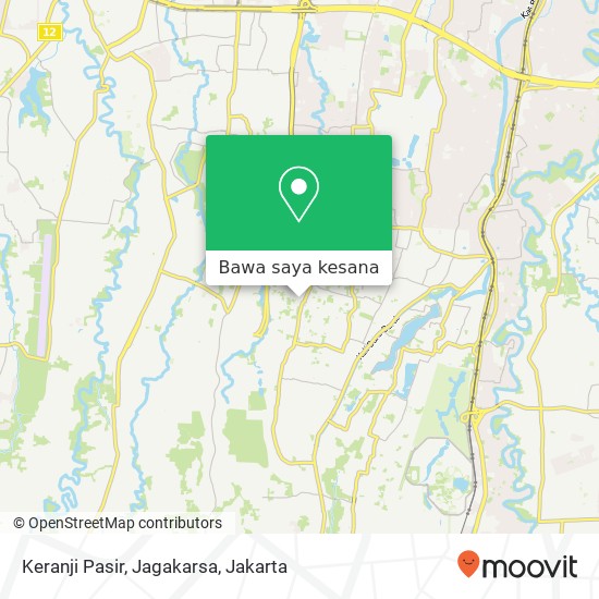 Peta Keranji Pasir, Jagakarsa