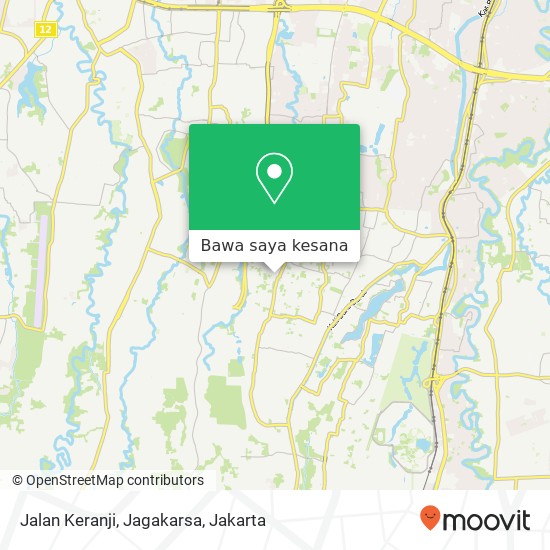 Peta Jalan Keranji, Jagakarsa