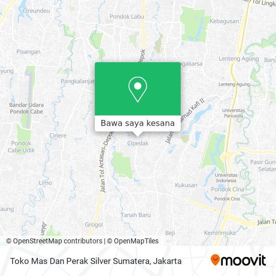 Peta Toko Mas Dan Perak Silver Sumatera