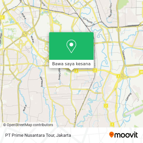 Peta PT Prime Nusantara Tour