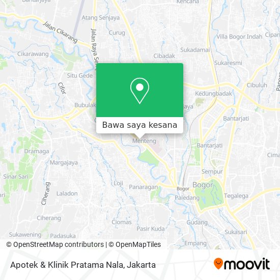 Peta Apotek & Klinik Pratama Nala