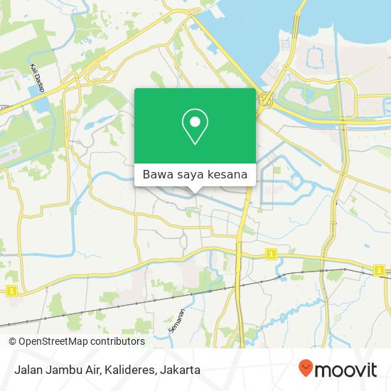 Peta Jalan Jambu Air, Kalideres