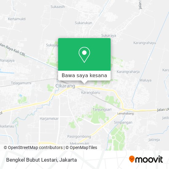 Peta Bengkel Bubut Lestari