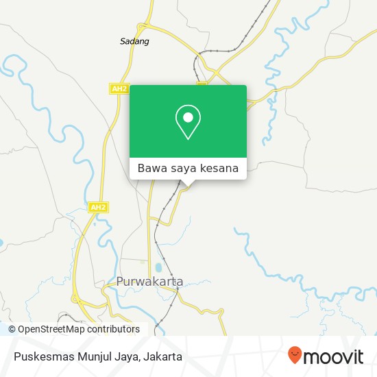 Peta Puskesmas Munjul Jaya, Jalan Ipik Gandamanah