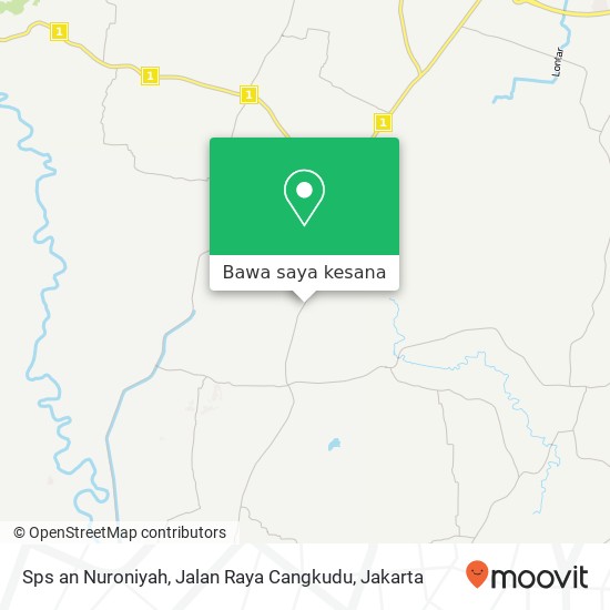 Peta Sps an Nuroniyah, Jalan Raya Cangkudu