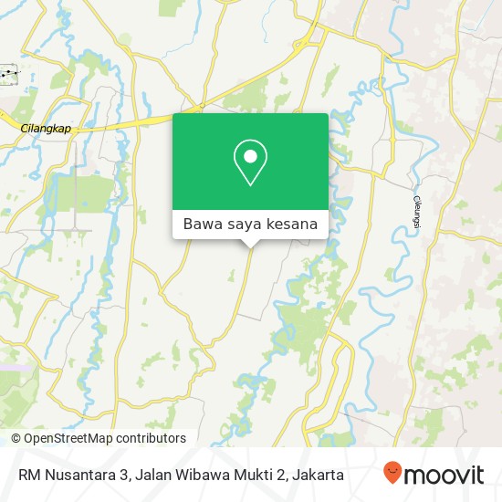 Peta RM Nusantara 3, Jalan Wibawa Mukti 2