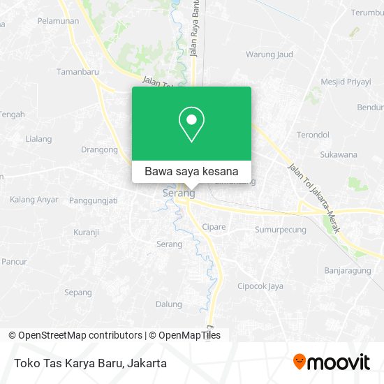 Peta Toko Tas Karya Baru, Jalan Juhdi