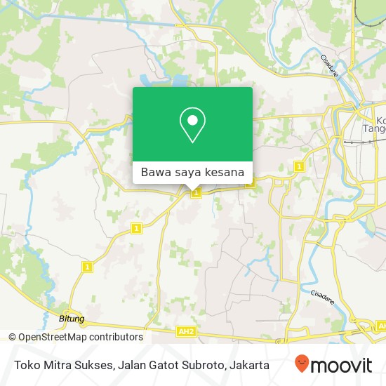 Peta Toko Mitra Sukses, Jalan Gatot Subroto