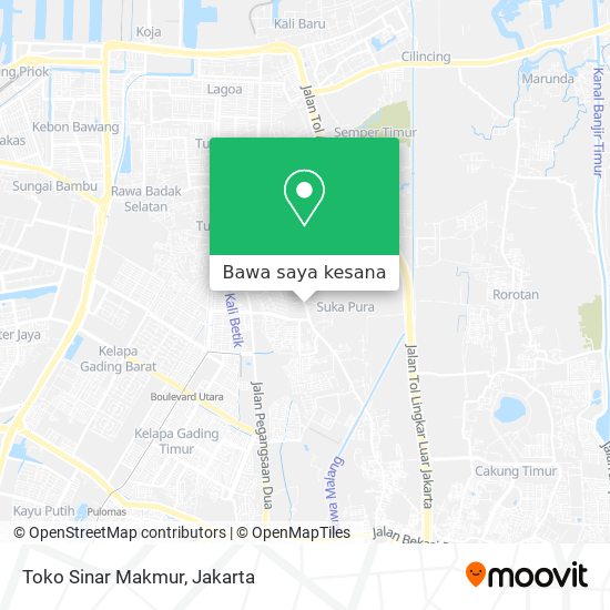 Peta Toko Sinar Makmur