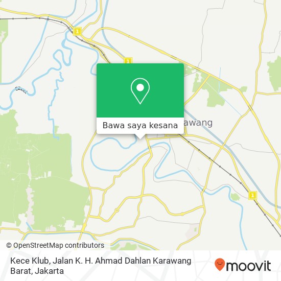 Peta Kece Klub, Jalan K. H. Ahmad Dahlan Karawang Barat