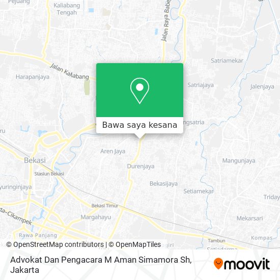 Peta Advokat Dan Pengacara M Aman Simamora Sh