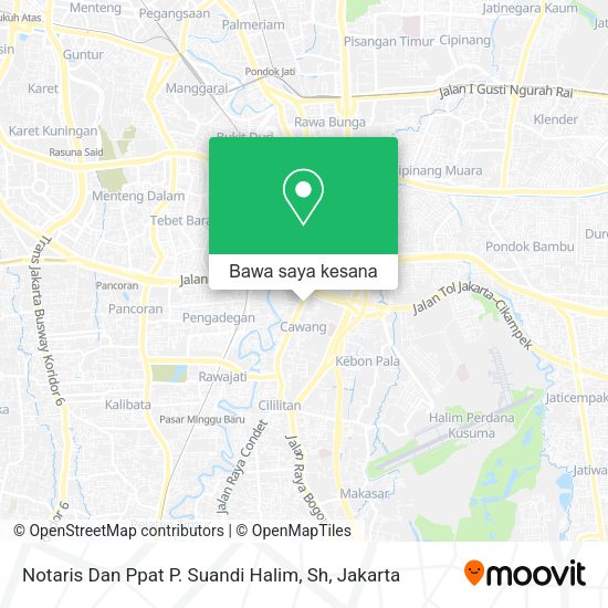 Peta Notaris Dan Ppat P. Suandi Halim, Sh
