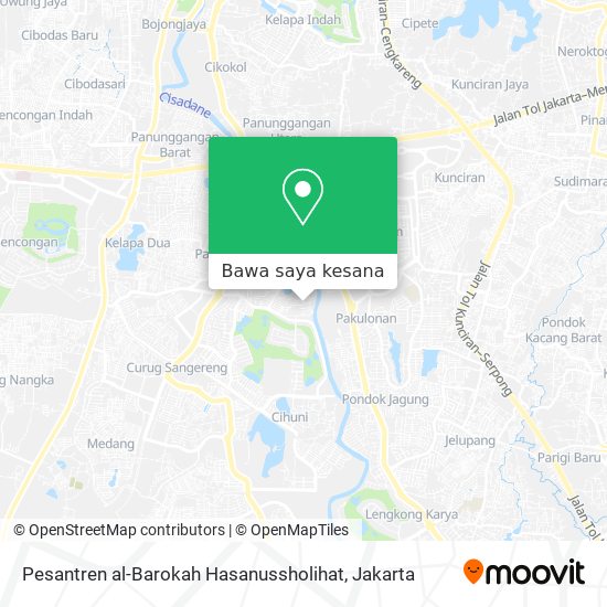 Peta Pesantren al-Barokah Hasanussholihat
