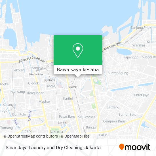 Peta Sinar Jaya Laundry and Dry Cleaning