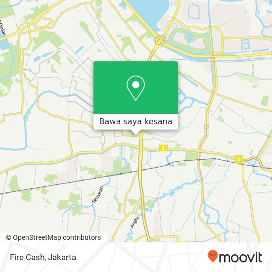 Peta Fire Cash, Jalan Utama Raya Cengkareng