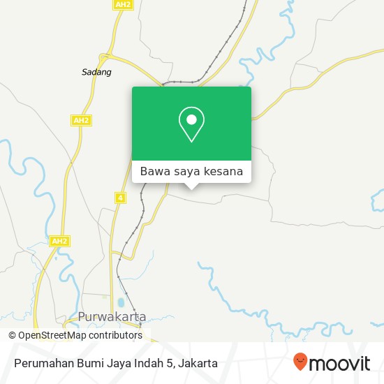 Peta Perumahan Bumi Jaya Indah 5, Purwakarta 41117