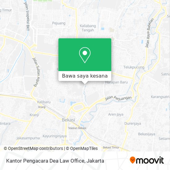 Peta Kantor Pengacara Dea Law Office