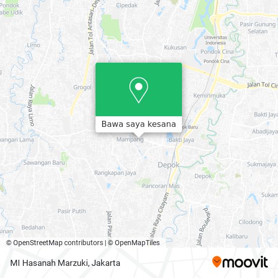Peta MI Hasanah Marzuki
