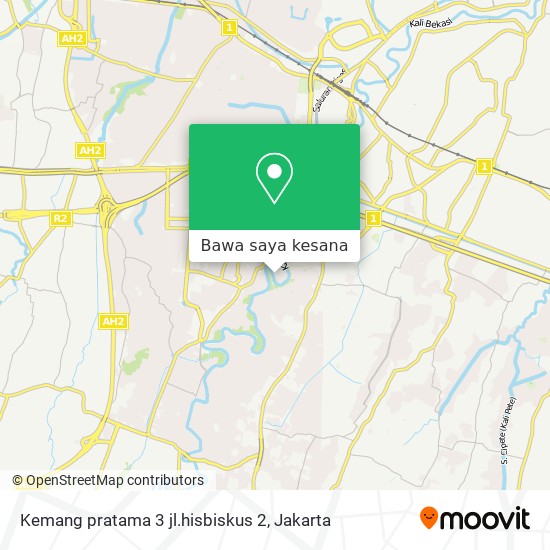 Peta Kemang pratama 3 jl.hisbiskus 2