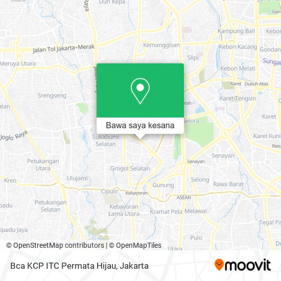 Peta Bca KCP ITC Permata Hijau